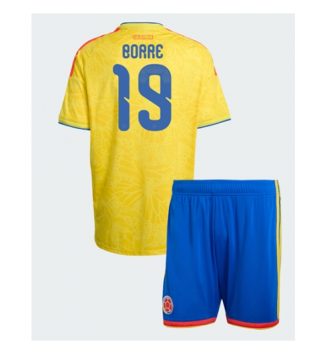 Colombia Rafael Santos Borre #19 Thuis tenue Kinder WK 2026 Korte Mouw (+ Korte broeken)