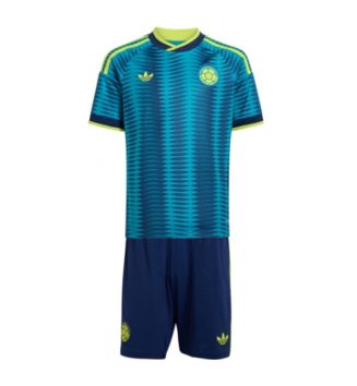 Colombia Uit tenue Kinder WK 2026 Korte Mouw (+ Korte broeken)