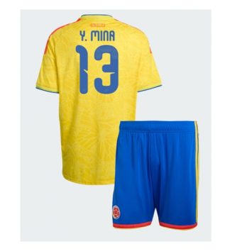 Colombia Yerry Mina #13 Thuis tenue Kinder WK 2026 Korte Mouw (+ Korte broeken)