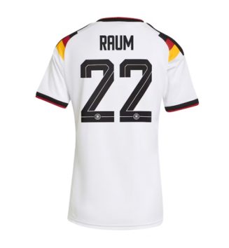 Duitsland David Raum #22 Thuis tenue Dames WK 2026 Korte Mouw Kopen