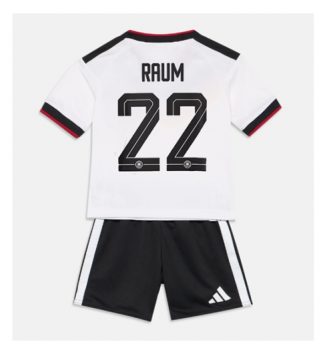 Duitsland David Raum #22 Thuis tenue Kinder WK 2026 Korte Mouw (+ Korte broeken)