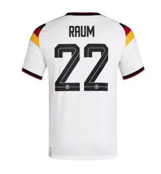 Duitsland David Raum #22 Thuis tenue WK 2026 voetbaltenue met naam