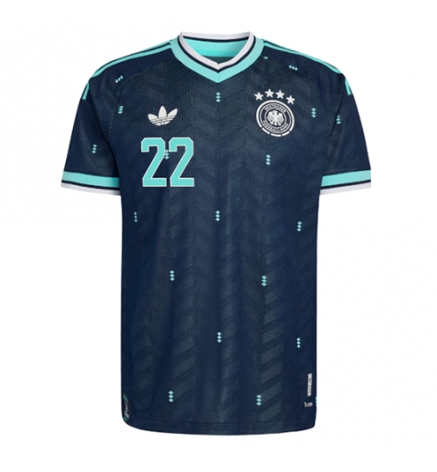 Duitsland David Raum #22 Uit tenue WK 2026 voetbaltenue met naam 2 Duitsland David Raum #22 Uit tenue WK 2026 voetbaltenue met naam 2