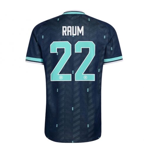 Duitsland David Raum #22 Uit tenue WK 2026 voetbaltenue met naam Duitsland David Raum #22 Uit tenue WK 2026 voetbaltenue met naam