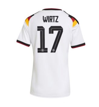 Duitsland Florian Wirtz #17 Thuis tenue Dames WK 2026 Korte Mouw Kopen