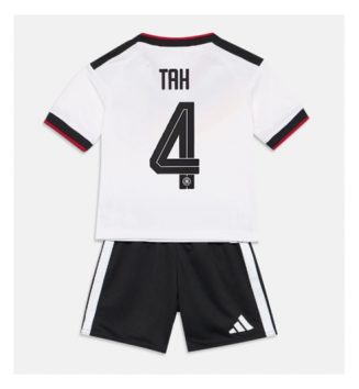 Duitsland Jonathan Tah #4 Thuis tenue Kinder WK 2026 Korte Mouw (+ Korte broeken)