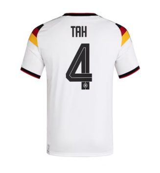 Duitsland Jonathan Tah #4 Thuis tenue WK 2026 voetbaltenue met naam