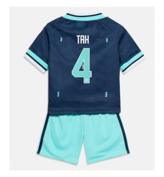Duitsland Jonathan Tah #4 Uit tenue Kinder WK 2026 Korte Mouw (+ Korte broeken)