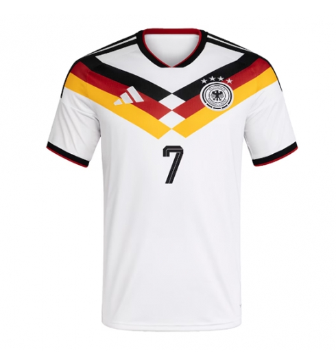 Duitsland Kai Havertz #7 Thuis tenue WK 2026 voetbaltenue met naam 2 Duitsland Kai Havertz #7 Thuis tenue WK 2026 voetbaltenue met naam 2