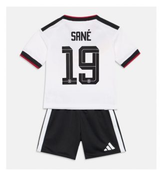 Duitsland Leroy Sane #19 Thuis tenue Kinder WK 2026 Korte Mouw (+ Korte broeken)