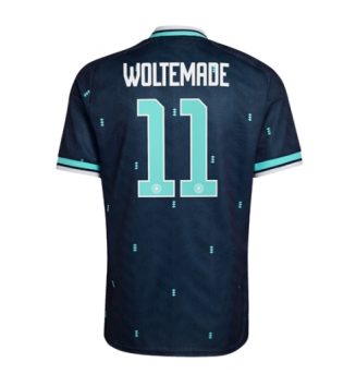Duitsland Nick Woltemade #11 Uit tenue WK 2026 voetbaltenue met naam
