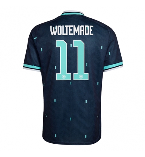 Duitsland Nick Woltemade #11 Uit tenue WK 2026 voetbaltenue met naam Duitsland Nick Woltemade #11 Uit tenue WK 2026 voetbaltenue met naam