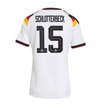 Duitsland Nico Schlotterbeck #15 Thuis tenue Dames WK 2026 Korte Mouw Kopen