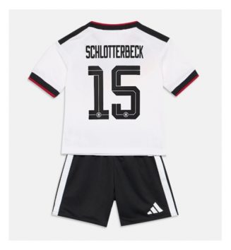 Duitsland Nico Schlotterbeck #15 Thuis tenue Kinder WK 2026 Korte Mouw (+ Korte broeken)