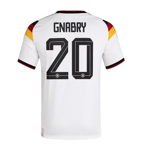 Duitsland Serge Gnabry #20 Thuis tenue WK 2026 voetbaltenue met naam Duitsland Serge Gnabry #20 Thuis tenue WK 2026 voetbaltenue met naam
