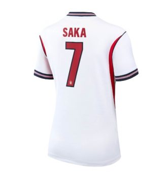 Engeland WK 2026 Bukayo Saka #7 Thuis tenue Dames Korte Mouw Kopen