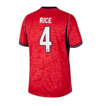 Engeland Declan Rice #4 Uit tenue WK 2026 nieuwe voetbalshirts