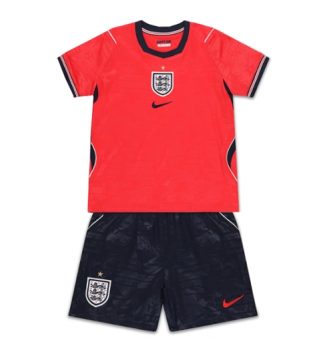Engeland Uit tenue Kinder WK 2026 Korte Mouw (+ Korte broeken)