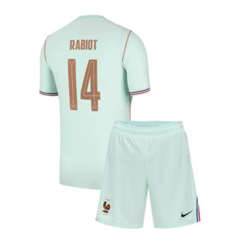 Frankrijk Adrien Rabiot #14 Uit tenue Kinder WK 2026 Korte Mouw (+ Korte broeken) Frankrijk Adrien Rabiot #14 Uit tenue Kinder WK 2026 Korte Mouw (+ Korte broeken)