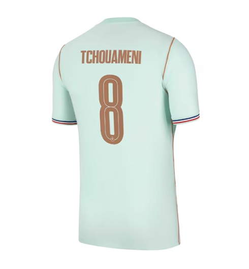 Frankrijk Aurelien Tchouameni #8 Uit tenue WK 2026 voetbaltenue sale Frankrijk Aurelien Tchouameni #8 Uit tenue WK 2026 voetbaltenue sale