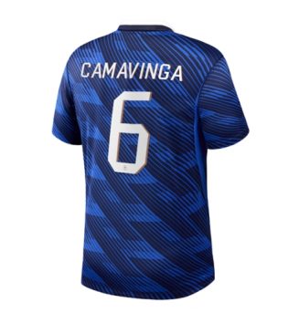 Frankrijk Eduardo Camavinga #6 Thuis tenue WK 2026 voetbaltenue sale Frankrijk Eduardo Camavinga #6 Thuis tenue WK 2026 voetbaltenue sale