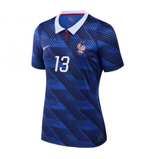 Frankrijk Kante #13 Thuis tenue Dames WK 2026 Korte Mouw Kopen 2 Frankrijk Kante #13 Thuis tenue Dames WK 2026 Korte Mouw Kopen 2