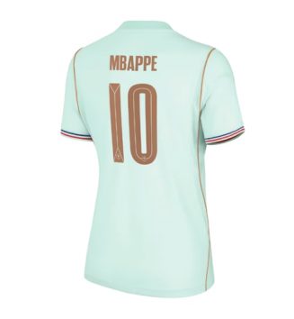 Frankrijk Kylian Mbappe #10 Uit tenue Dames WK 2026 Korte Mouw Kopen Frankrijk Kylian Mbappe #10 Uit tenue Dames WK 2026 Korte Mouw Kopen