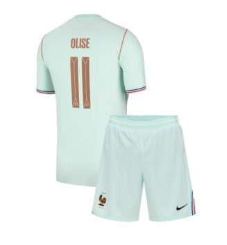 Frankrijk Michael Olise #11 Uit tenue Kinder WK 2026 Korte Mouw (+ Korte broeken) Frankrijk Michael Olise #11 Uit tenue Kinder WK 2026 Korte Mouw (+ Korte broeken)