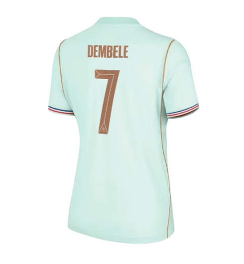 Frankrijk Ousmane Dembele #7 Uit tenue Dames WK 2026 Korte Mouw Kopen Frankrijk Ousmane Dembele #7 Uit tenue Dames WK 2026 Korte Mouw Kopen