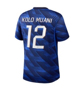 Frankrijk Randal Kolo Muani #12 Thuis tenue WK 2026 voetbaltenue sale
