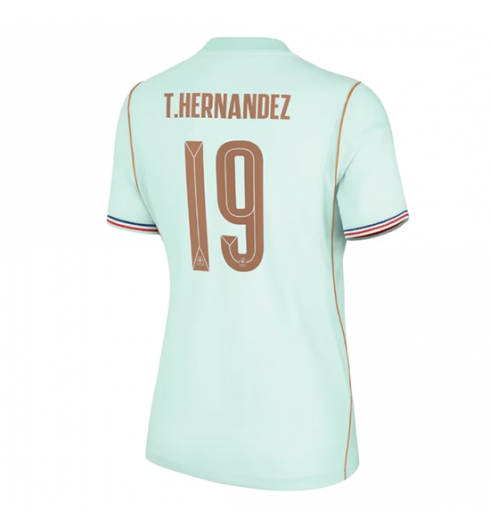 Frankrijk Theo Hernandez #19 Uit tenue Dames WK 2026 Korte Mouw Kopen Frankrijk Theo Hernandez #19 Uit tenue Dames WK 2026 Korte Mouw Kopen