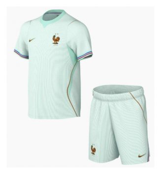 Frankrijk Uit tenue Kinder WK 2026 Korte Mouw (+ Korte broeken) Frankrijk Uit tenue Kinder WK 2026 Korte Mouw (+ Korte broeken)