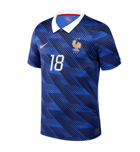 Frankrijk Warren Zaire-Emery #18 Thuis tenue WK 2026 voetbaltenue sale 2 Frankrijk Warren Zaire-Emery #18 Thuis tenue WK 2026 voetbaltenue sale 2