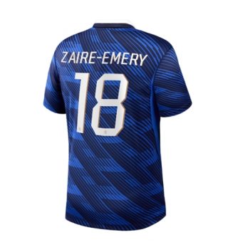 Frankrijk Warren Zaire-Emery #18 Thuis tenue WK 2026 voetbaltenue sale Frankrijk Warren Zaire-Emery #18 Thuis tenue WK 2026 voetbaltenue sale