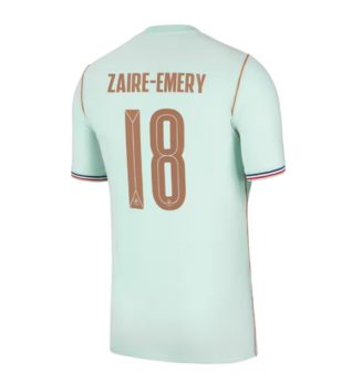 Frankrijk Warren Zaire-Emery #18 Uit tenue WK 2026 voetbaltenue sale Frankrijk Warren Zaire-Emery #18 Uit tenue WK 2026 voetbaltenue sale