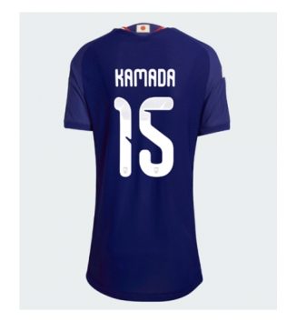 Japan Daichi Kamada #15 Thuis tenue Dames WK 2026 Korte Mouw Kopen