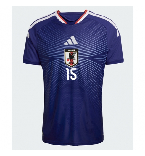 Japan Daichi Kamada #15 Thuis tenue WK 2026 voetbaltenue heren 2 Japan Daichi Kamada #15 Thuis tenue WK 2026 voetbaltenue heren 2