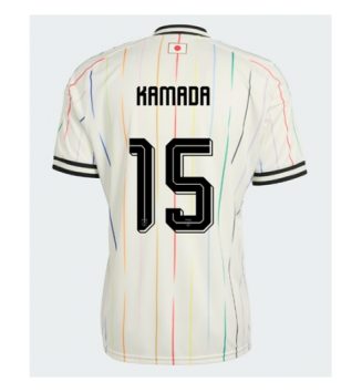 Japan Daichi Kamada #15 Uit tenue WK 2026 voetbaltenue heren Japan Daichi Kamada #15 Uit tenue WK 2026 voetbaltenue heren
