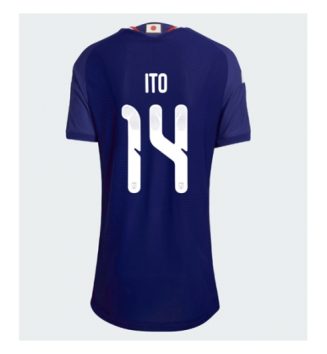 Japan Junya Ito #14 Thuis tenue Dames WK 2026 Korte Mouw Kopen