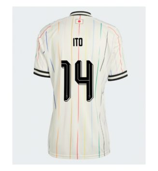 Japan Junya Ito #14 Uit tenue Dames WK 2026 Korte Mouw Kopen