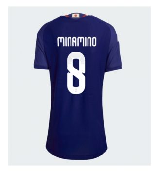 Japan Takumi Minamino #8 Thuis tenue Dames WK 2026 Korte Mouw Kopen