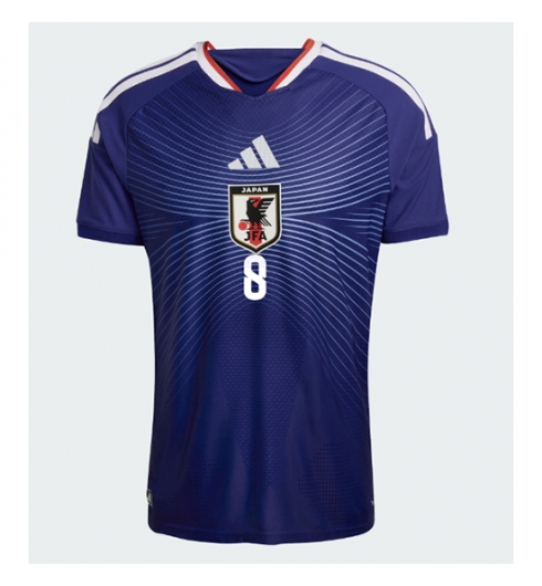 Japan Takumi Minamino #8 Thuis tenue WK 2026 voetbaltenue heren 2 Japan Takumi Minamino #8 Thuis tenue WK 2026 voetbaltenue heren 2