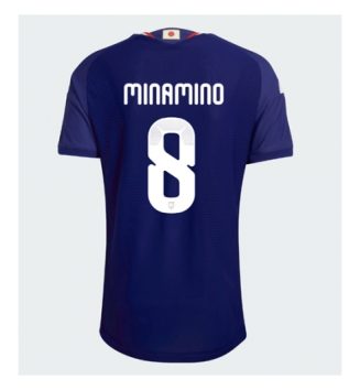 Japan Takumi Minamino #8 Thuis tenue WK 2026 voetbaltenue heren Japan Takumi Minamino #8 Thuis tenue WK 2026 voetbaltenue heren