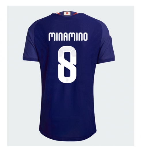Japan Takumi Minamino #8 Thuis tenue WK 2026 voetbaltenue heren Japan Takumi Minamino #8 Thuis tenue WK 2026 voetbaltenue heren