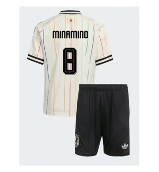 Japan Takumi Minamino #8 Uit tenue Kinder WK 2026 Korte Mouw (+ Korte broeken) Japan Takumi Minamino #8 Uit tenue Kinder WK 2026 Korte Mouw (+ Korte broeken)