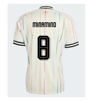 Japan Takumi Minamino #8 Uit tenue WK 2026 voetbaltenue heren Japan Takumi Minamino #8 Uit tenue WK 2026 voetbaltenue heren