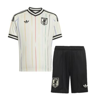 Japan Uit tenue Kinder WK 2026 Korte Mouw (+ Korte broeken) Japan Uit tenue Kinder WK 2026 Korte Mouw (+ Korte broeken)