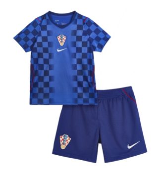 Kroatië Uit tenue Kinder WK 2026 Korte Mouw (+ Korte broeken)