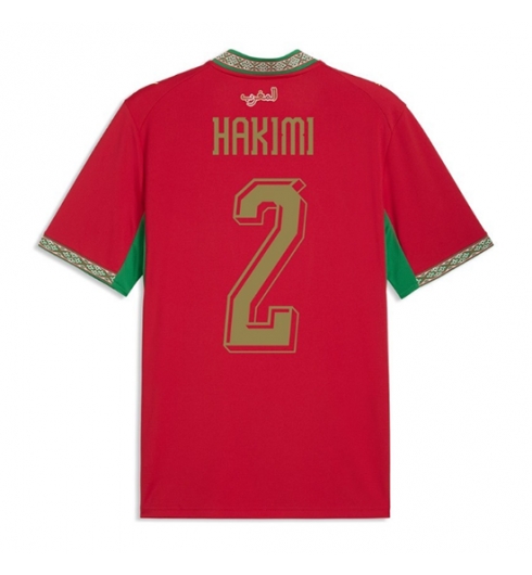 Marokko Achraf Hakimi #2 Thuis tenue WK 2026 voetbaltenue heren Marokko Achraf Hakimi #2 Thuis tenue WK 2026 voetbaltenue heren