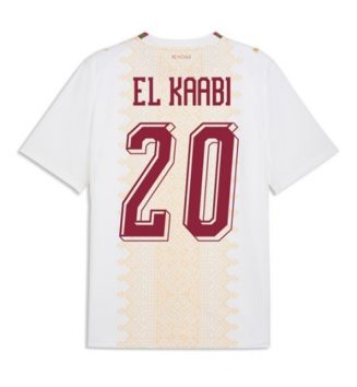 Marokko Ayoub El Kaabi #20 Uit tenue WK 2026 voetbaltenue heren Marokko Ayoub El Kaabi #20 Uit tenue WK 2026 voetbaltenue heren